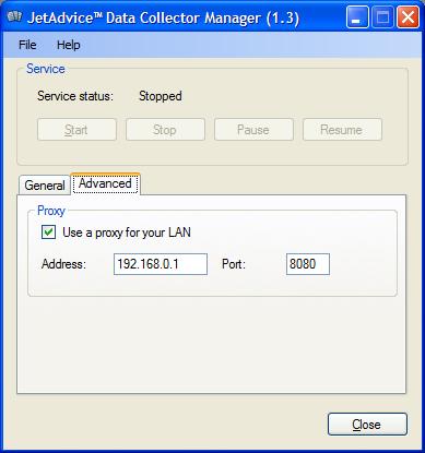JA DC Proxy settings