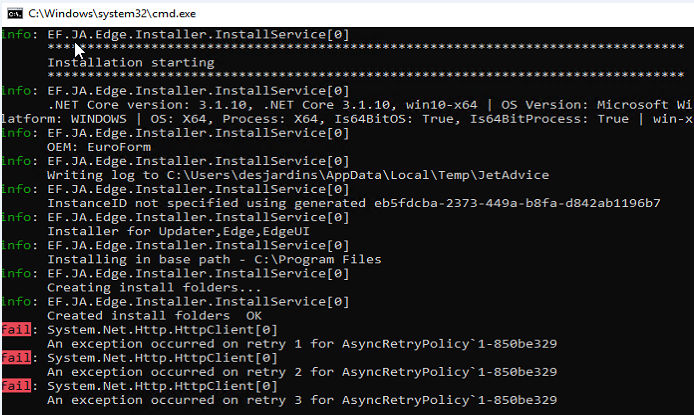 .Net Core download issue